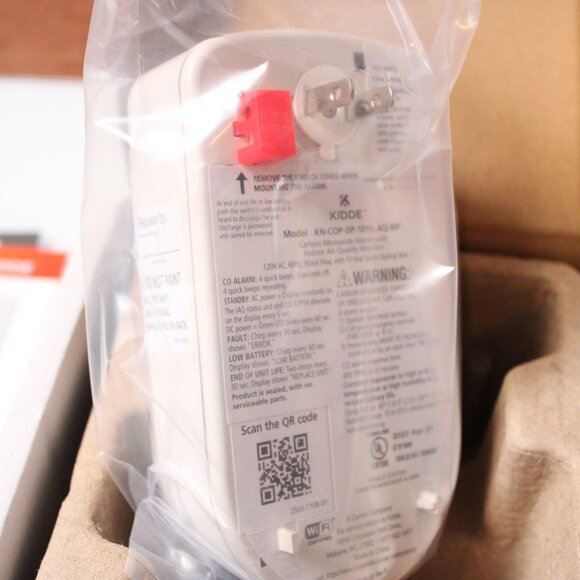 Kidde Smart Carbon Monoxide Detector & Indoor Air Quality Monitor AC Plug In - Picture 7 of 9